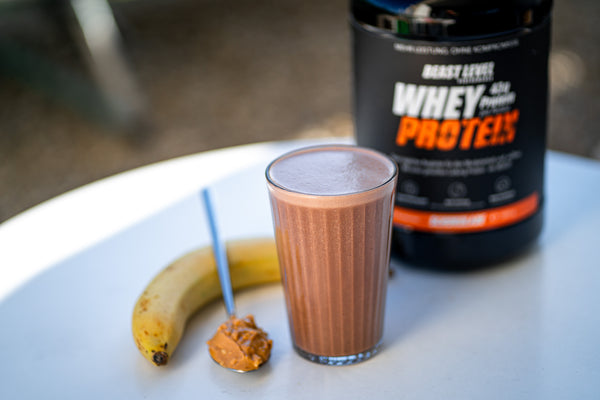 Protein shake chocolate favorite mix