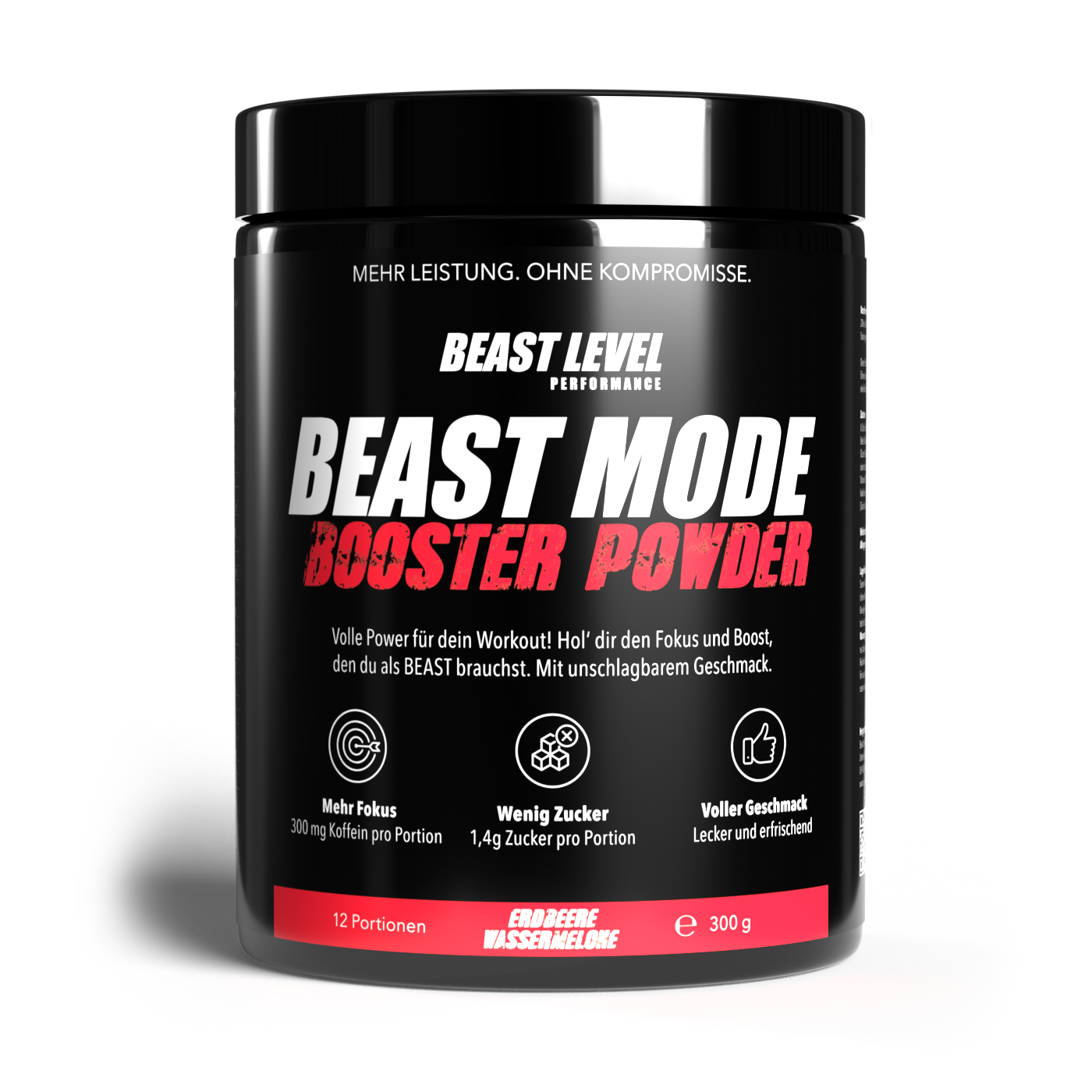 Beast Mode Booster Powder – Pre-Workout Booster mit Koffein – Beast ...
