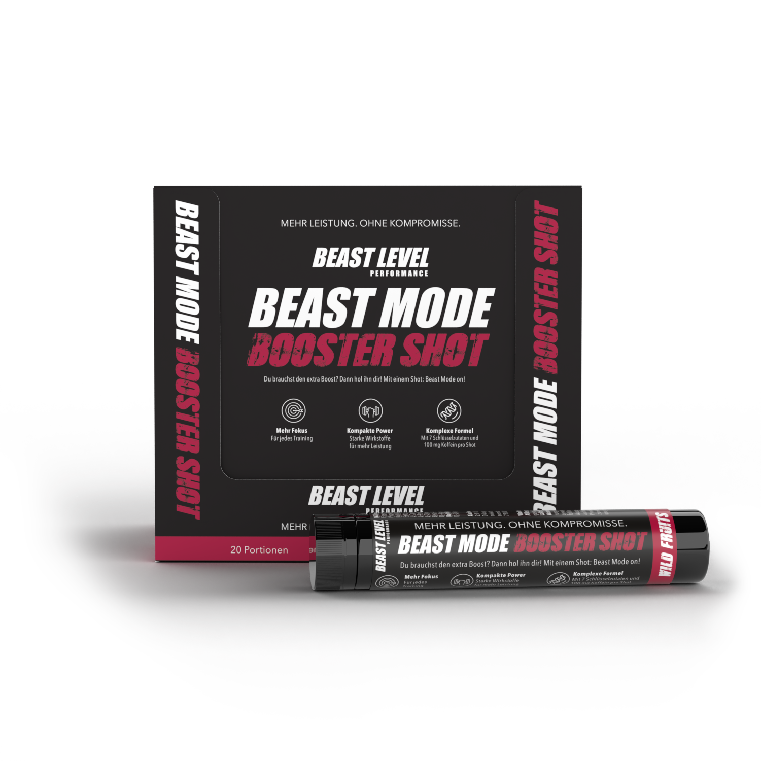 Beast Mode Booster Shot – Pre-Workout Shot für Fokus & Energie – Beast ...